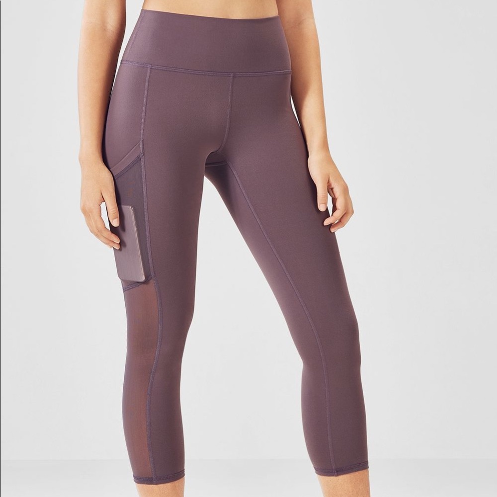 Fabletics plum leggings